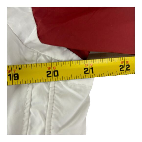 Arkansas Razorbacks Nike Jacket Mens S Windbreaker 1/4 Zip White On-Field - Picture 10 of 16